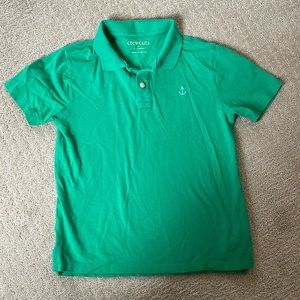 J Crew boys Green polo size L 10-11